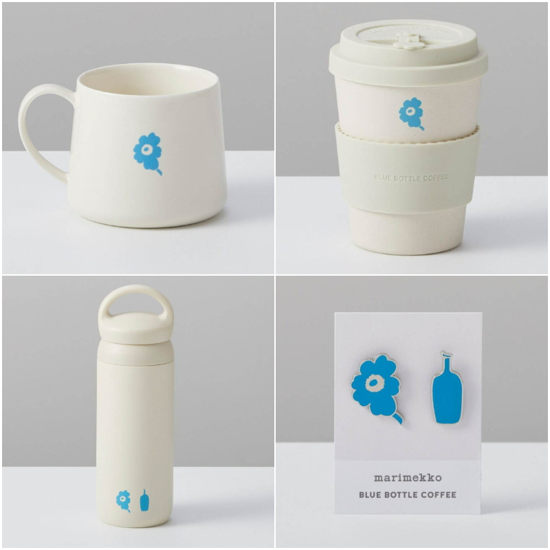 日本藍瓶咖啡 x Marimekko 強強聯手，可愛藍花限定商品6月14日正式發售！
