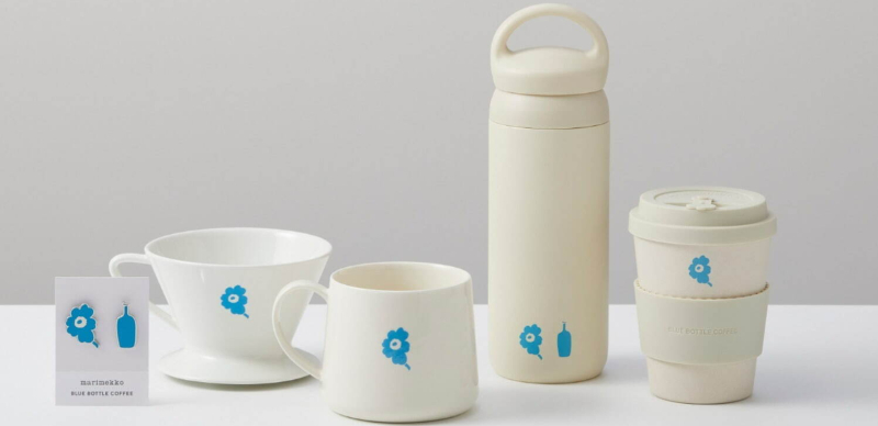 日本藍瓶咖啡 x Marimekko 強強聯手，可愛藍花限定商品6月14日正式發售！