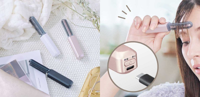 日本超紅「小泉瀏海無線離子燙」！超迷你輕量僅有65g，使用簡單初心者也好上手