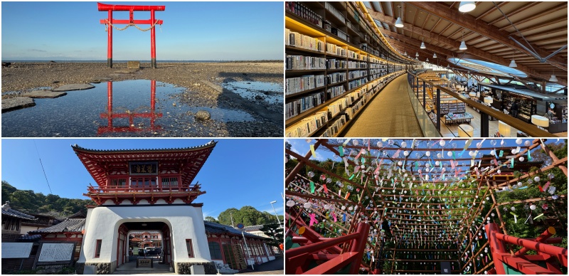 佐賀四天三夜深度自駕旅：海中鳥居、最美圖書館、美肌溫泉與螃蟹宴席