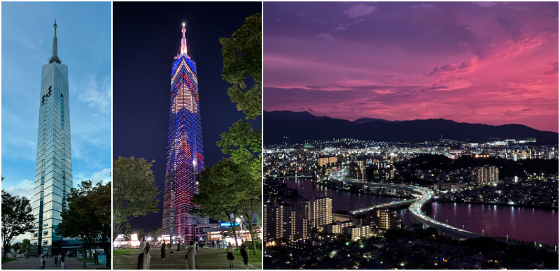 500日圓就可以參觀！日本第三高的觀光塔「福岡塔」，福岡市景、山景與海景盡收眼底