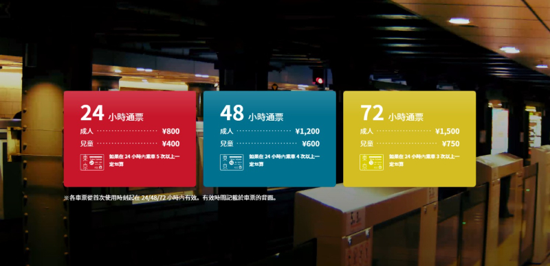 tokyo subway ticket 暢遊東京最方便的東京地鐵一日券／二日券／三日券