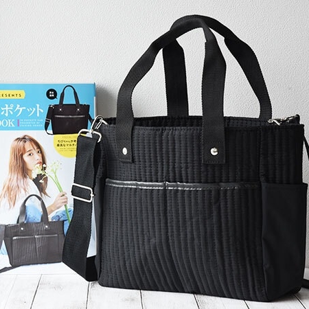 天天都好用的超狂 MOOK 贈品包！「近藤千尋黑色肩提包」就是潮