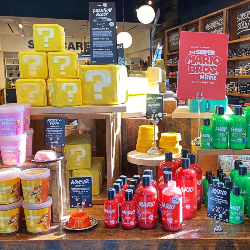 LUSH x 超級瑪利歐兄弟大電影！限定聯名商品每種都可愛到想全包！