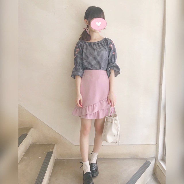 溫柔粉色花苞裙