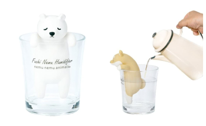 【ねむねむアニマルズ】ふちねむ加湿器_nemunemu annimals_fuchinemu_想睡動常_杯緣加濕器