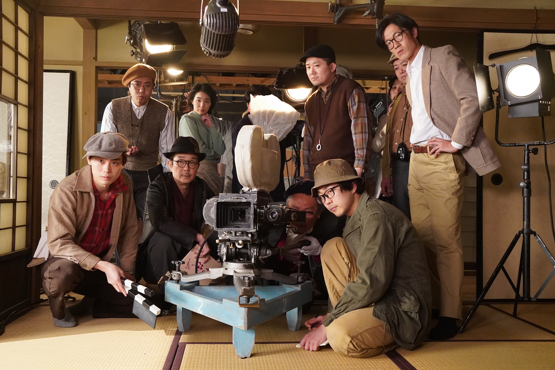 002【電影之神】劇照_本片拍攝期間正值疫情肆虐，讓劇組一度因此停拍