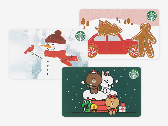 星巴克_2021聖誕節_LINE Holiday_隨行卡