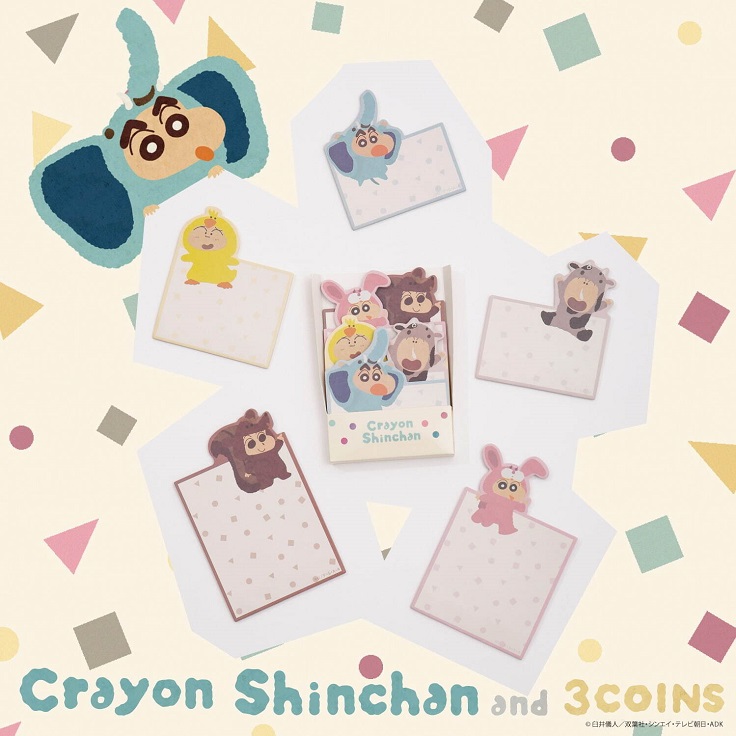 3COINS×「蠟筆小新」野原家動物園系列商品搞笑登場