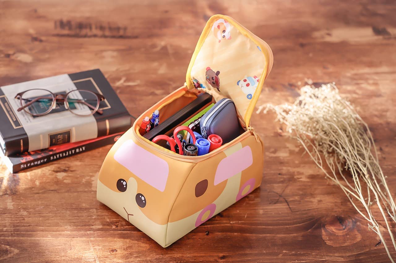 天竺鼠車車造型收納包裝文具