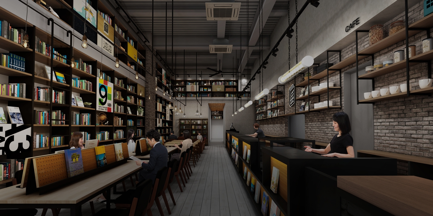 LAMP LIGHT BOOKS HOTEL_福岡_書店咖啡廳