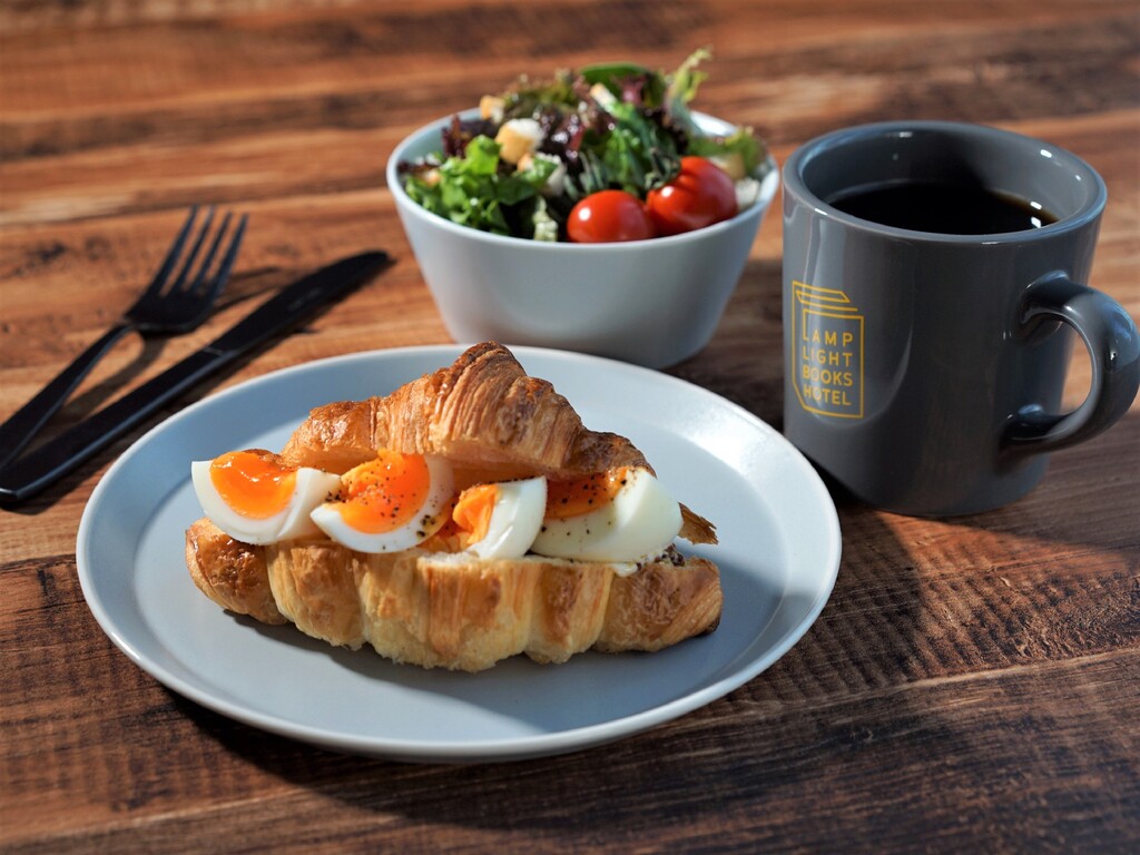 LAMP LIGHT BOOKS HOTEL_福岡_早餐