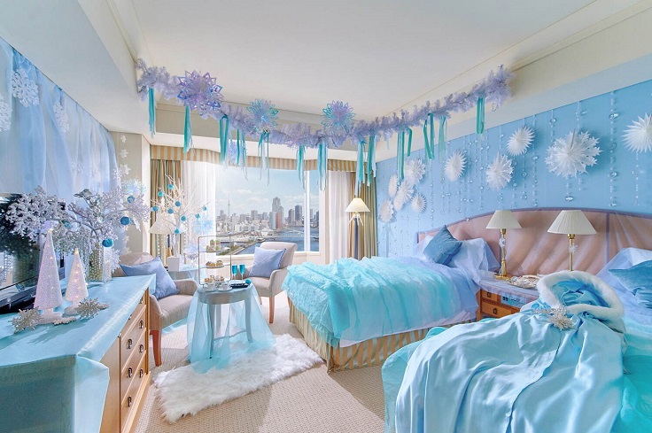 東京灣洲際酒店打造夢幻冰雪王國主題房間 公主們快來入住！