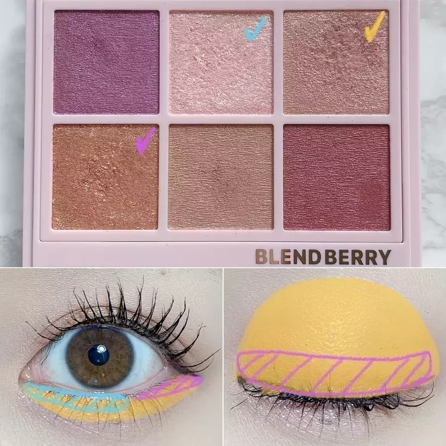 細顆粒珠光眼影打造美麗眼眸