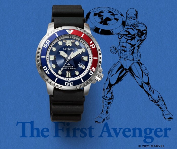 CITIZEN聯名錶 美國隊長