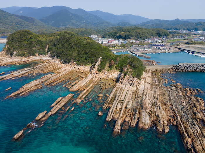 土佐清水地質公園,龍串遊客中心,足摺岬,龍串湾,足摺海底館,唐人馱場遺址,龍宮神社,亞洲,日本,高知縣,豪華露營,龍宮神