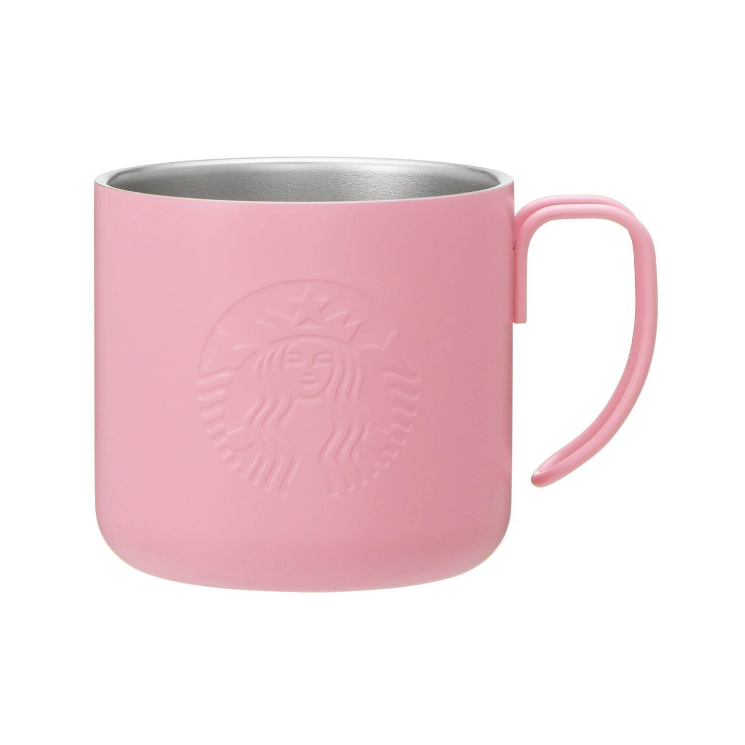 星巴克_2022_情人節商品_不鏽鋼馬克杯_粉