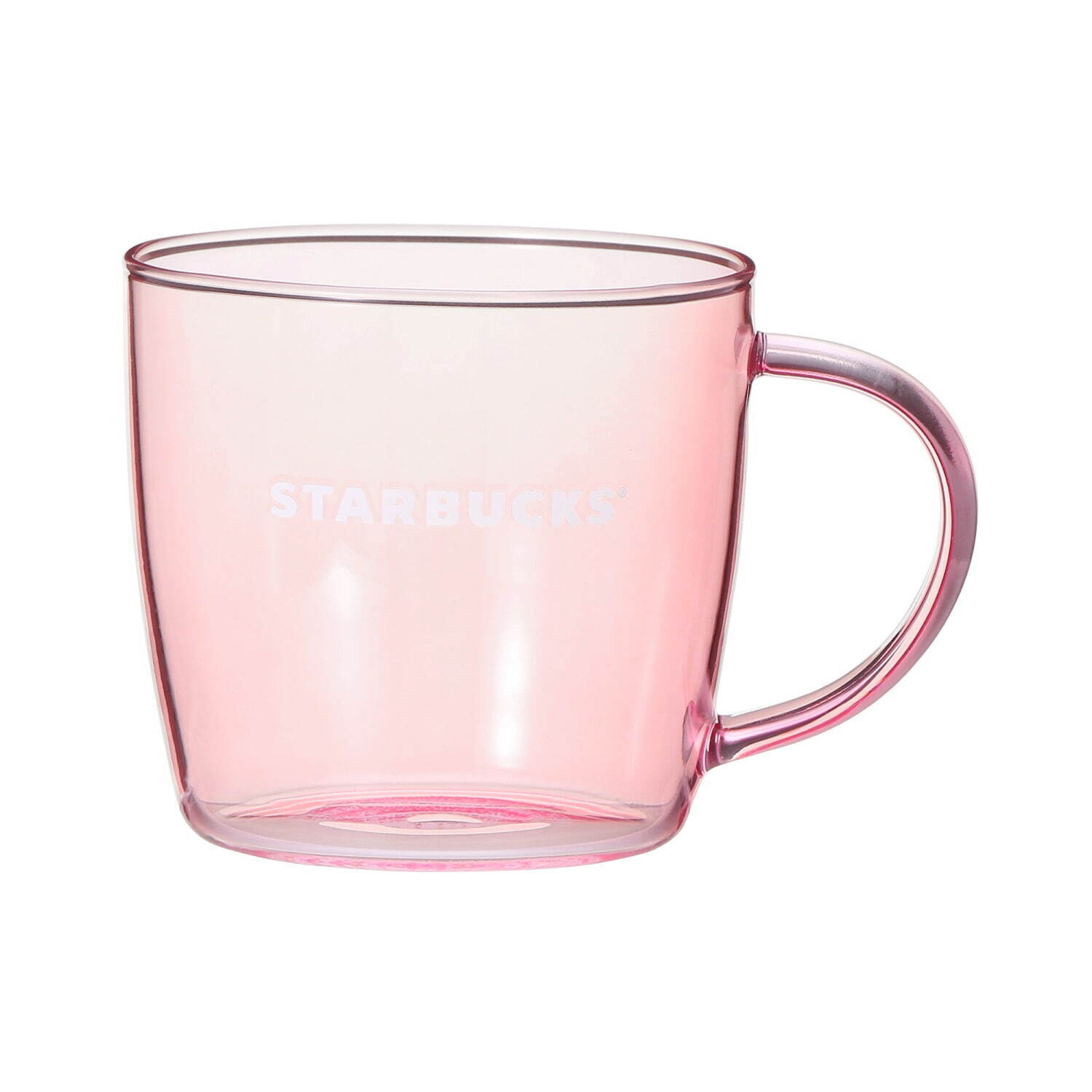 星巴克_2022_情人節商品_耐熱玻璃馬克杯_粉