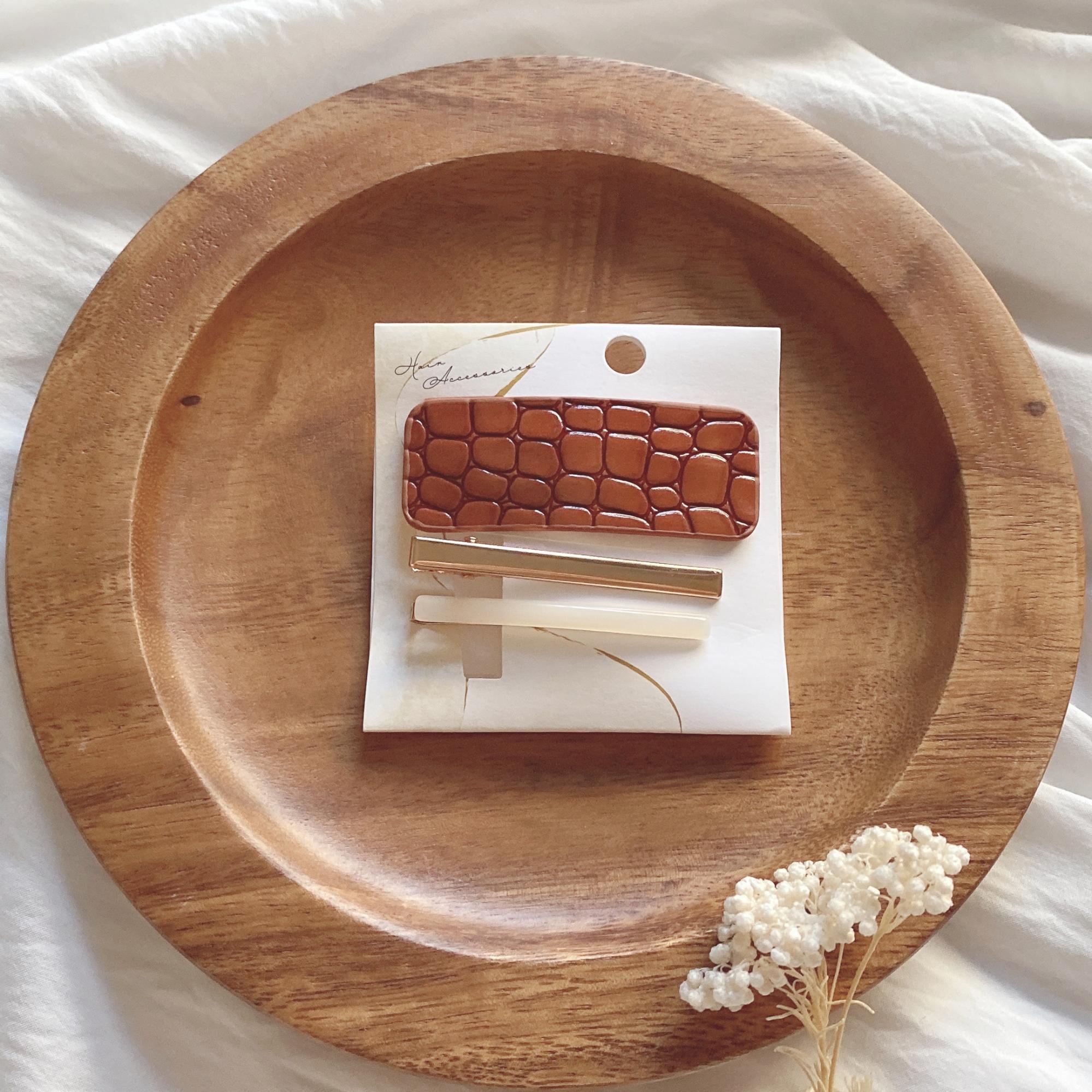 髮夾 | Old School · 2色