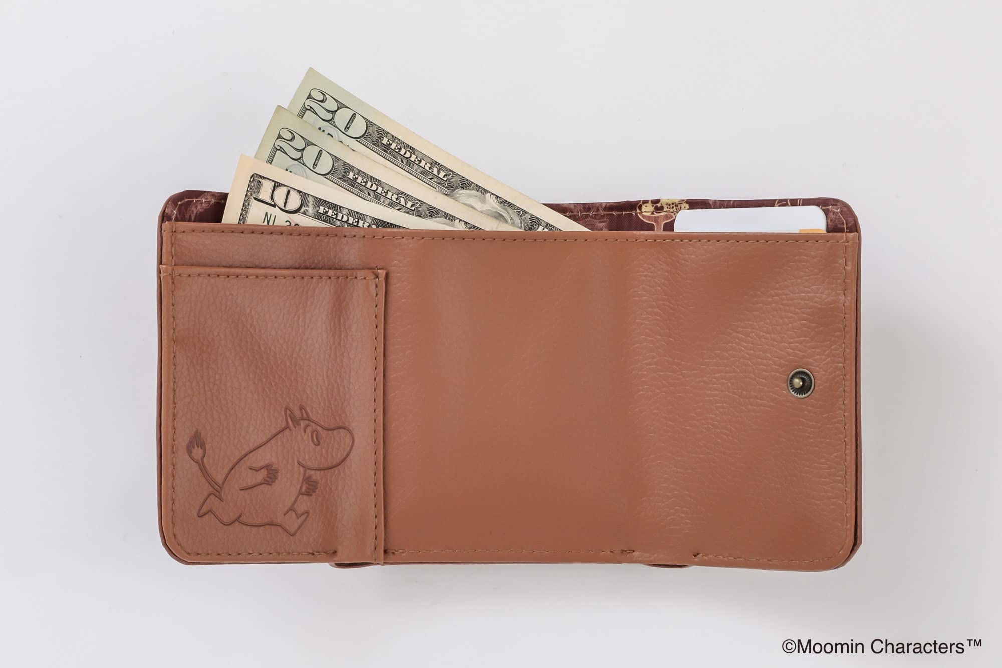 皮革三層錢包內層