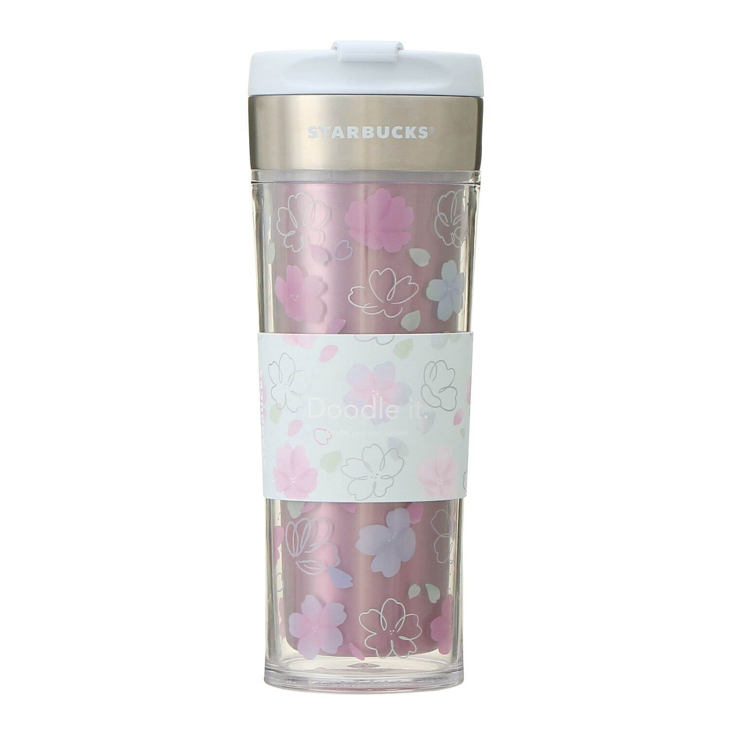 starbucks_2022_櫻花季商品_Sense of SAKURA Beauty_SAKURA2022 ステンレスクリエイトユアタンブラー
