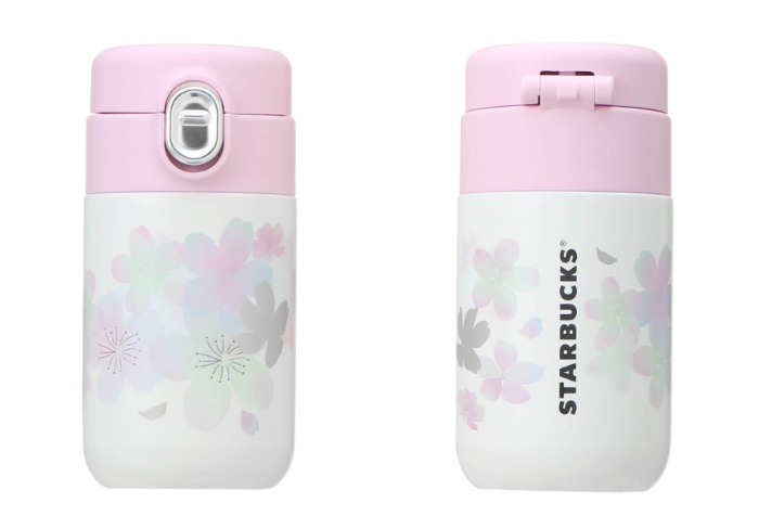 starbucks_2022_櫻花季商品_Sense of SAKURA Beauty_SAKURA2022 ステンレスプチボトル