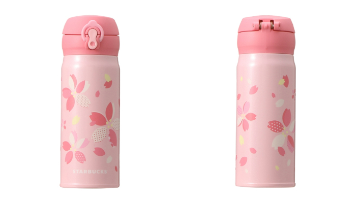 星巴克_2022_櫻花_手持不鏽鋼保溫瓶