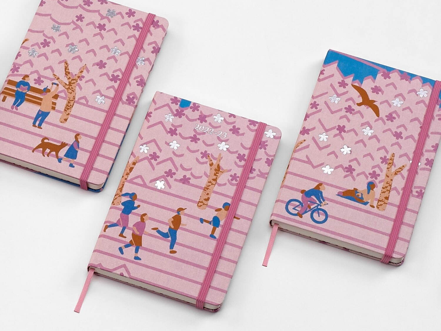 moleskine_冰室友里_櫻花系列_紡織品封面_上野公園_賞櫻