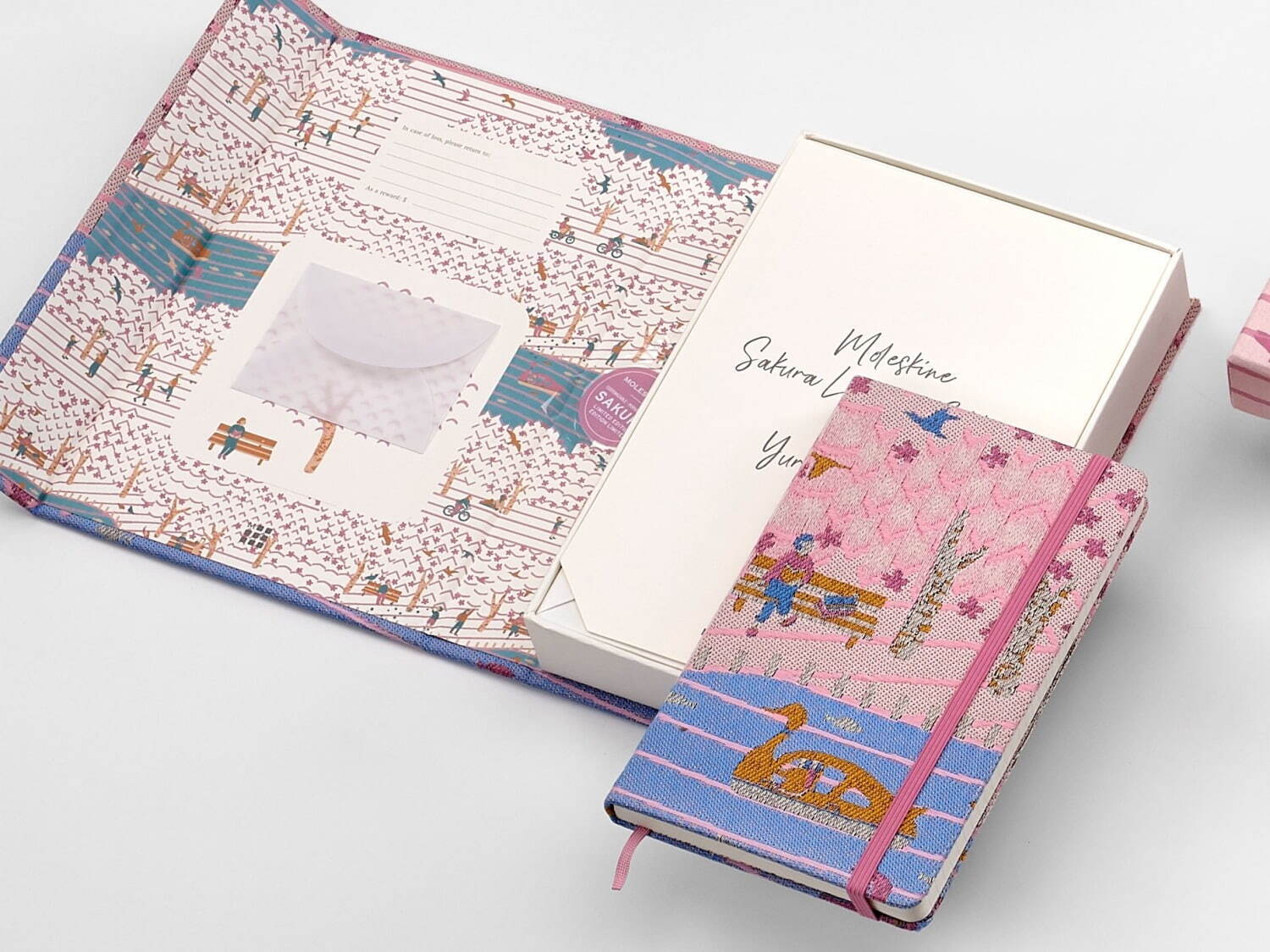 moleskine_冰室友里_櫻花系列_紡織品封面_高級收藏盒