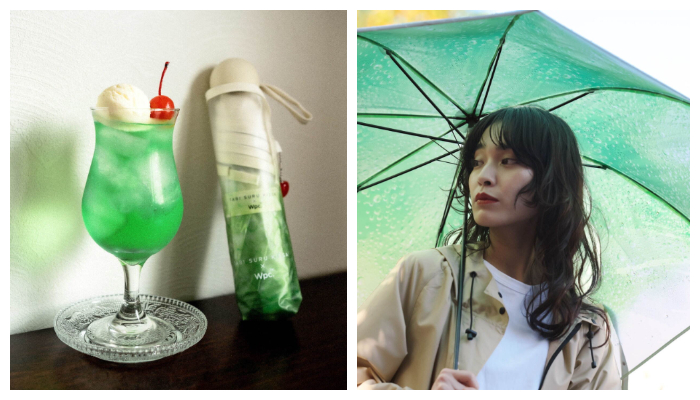 TABISURU_KISSA_meets_Wpc._冰淇淋汽水雨傘_綠色