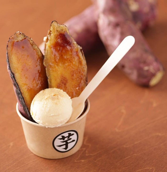 高級芋菓子しみず 紅薯冰淇淋燒