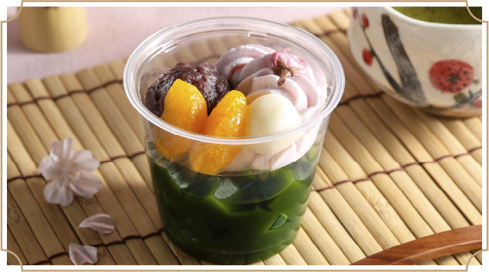 7-11_伊藤久右衛門_櫻花與抹茶的餡蜜