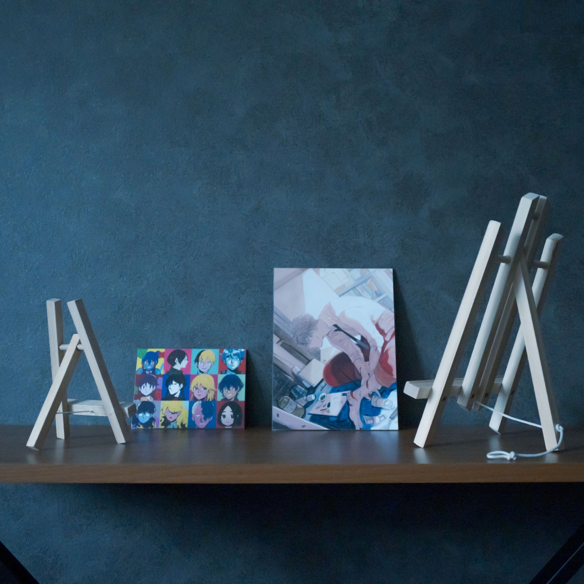 《藍色時期》桌上雙面畫框立鏡