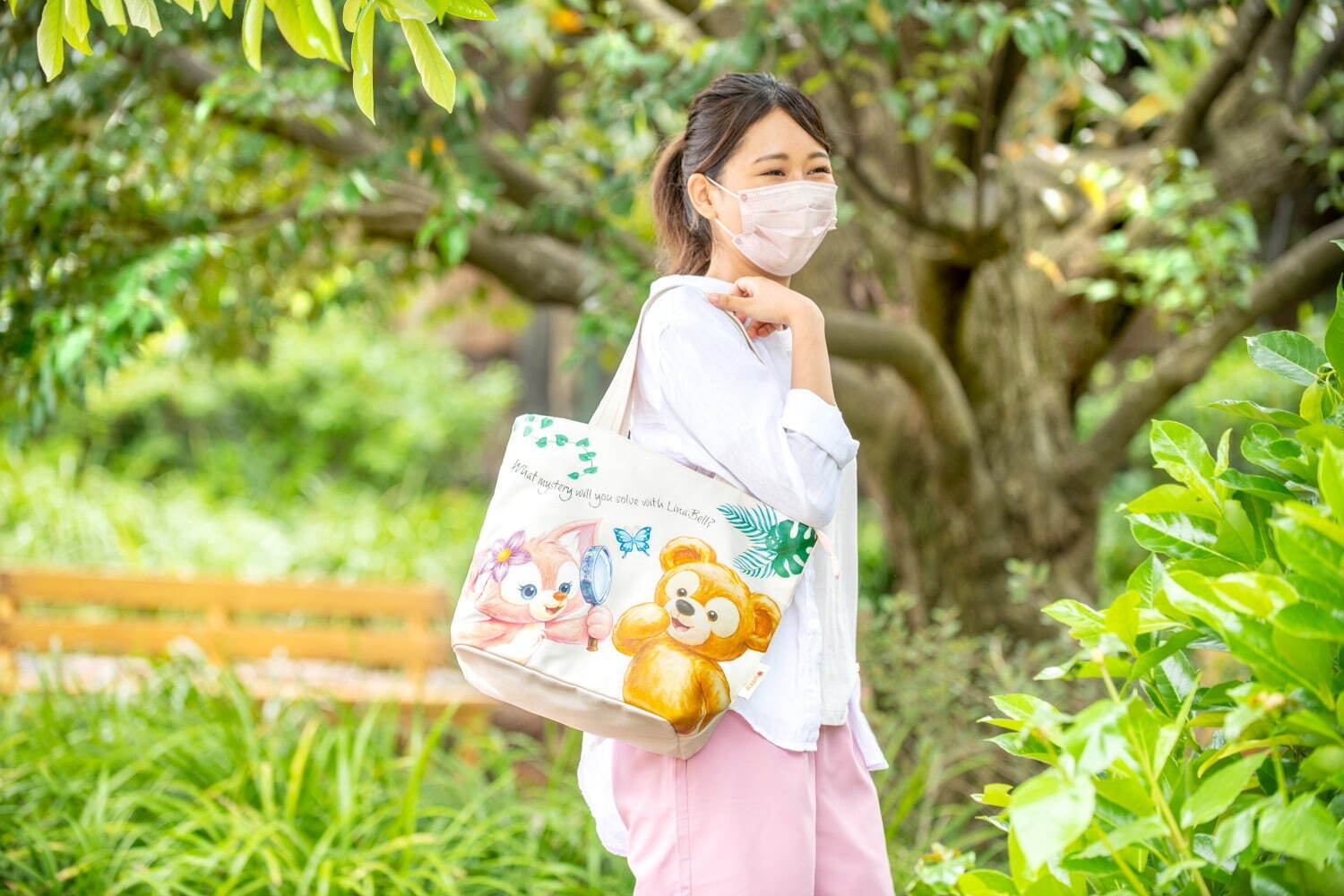 東京迪士尼海洋_達菲與他的好朋友_麗娜・貝爾_肩包