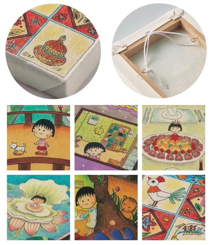 「櫻桃小丸子」無邊框畫