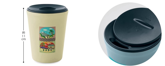 「櫻桃小丸子」附蓋不銹鋼隨行杯