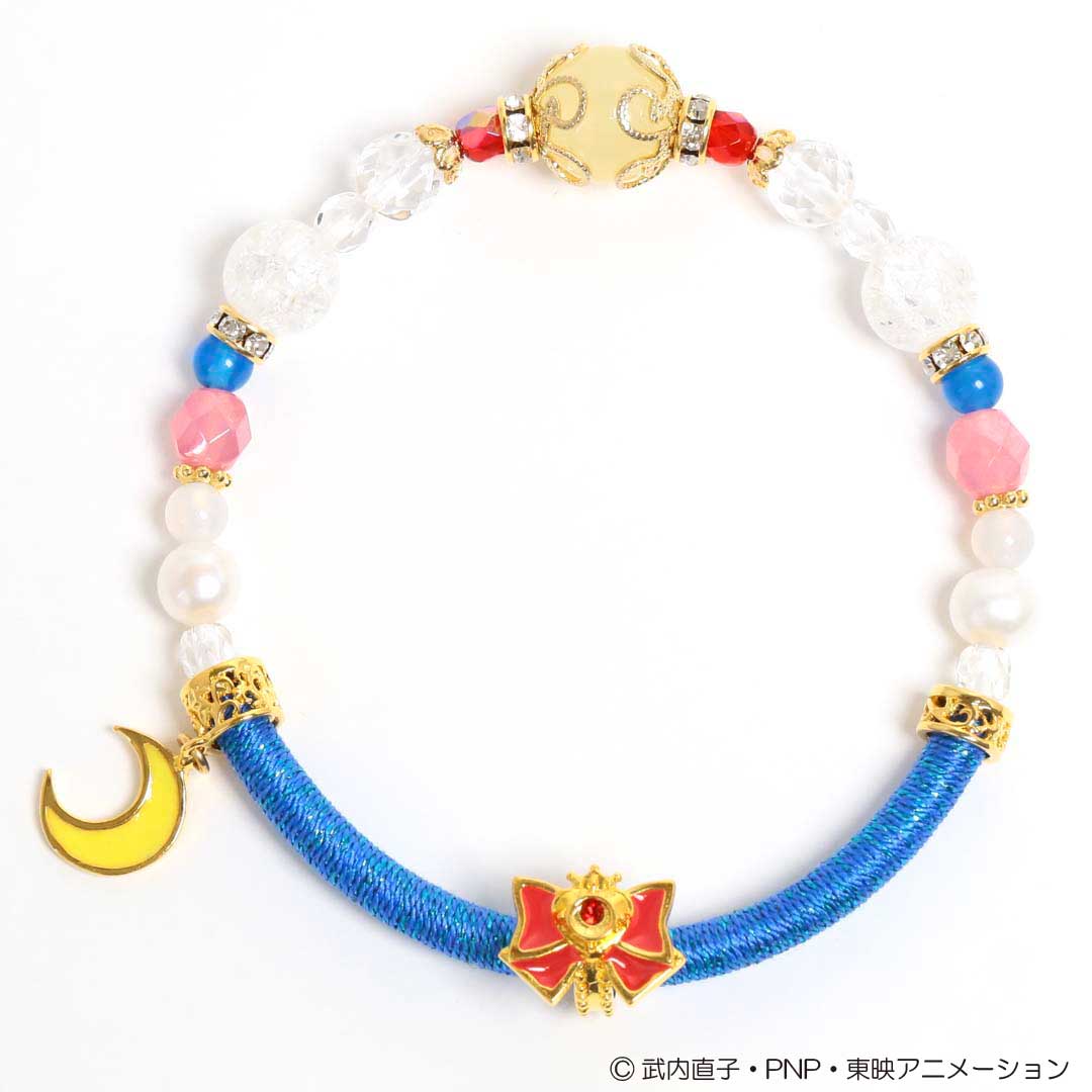 美少女戰士_30週年_anaguma_天然石手鍊_聯名商品_水手月亮
