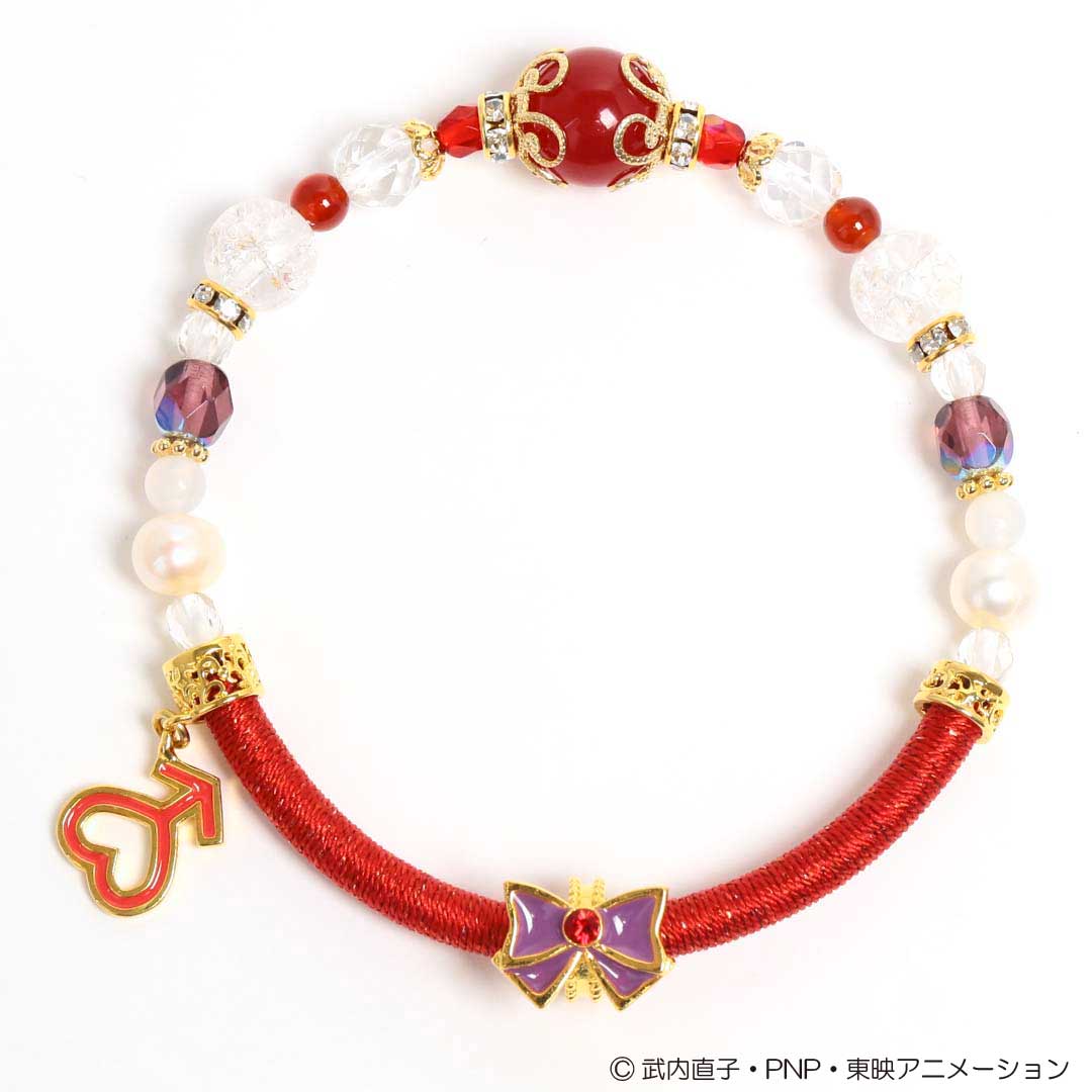 美少女戰士_30週年_anaguma_天然石手鍊_聯名商品_水手火星