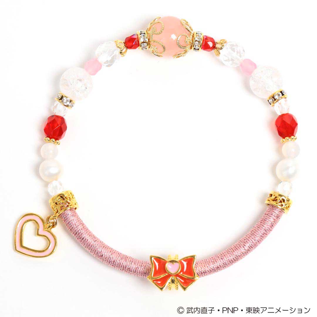 美少女戰士_30週年_anaguma_天然石手鍊_聯名商品_水手小月亮