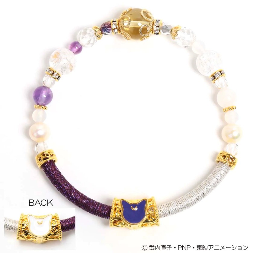 美少女戰士_30週年_anaguma_天然石手鍊_聯名商品_露娜與阿提密斯