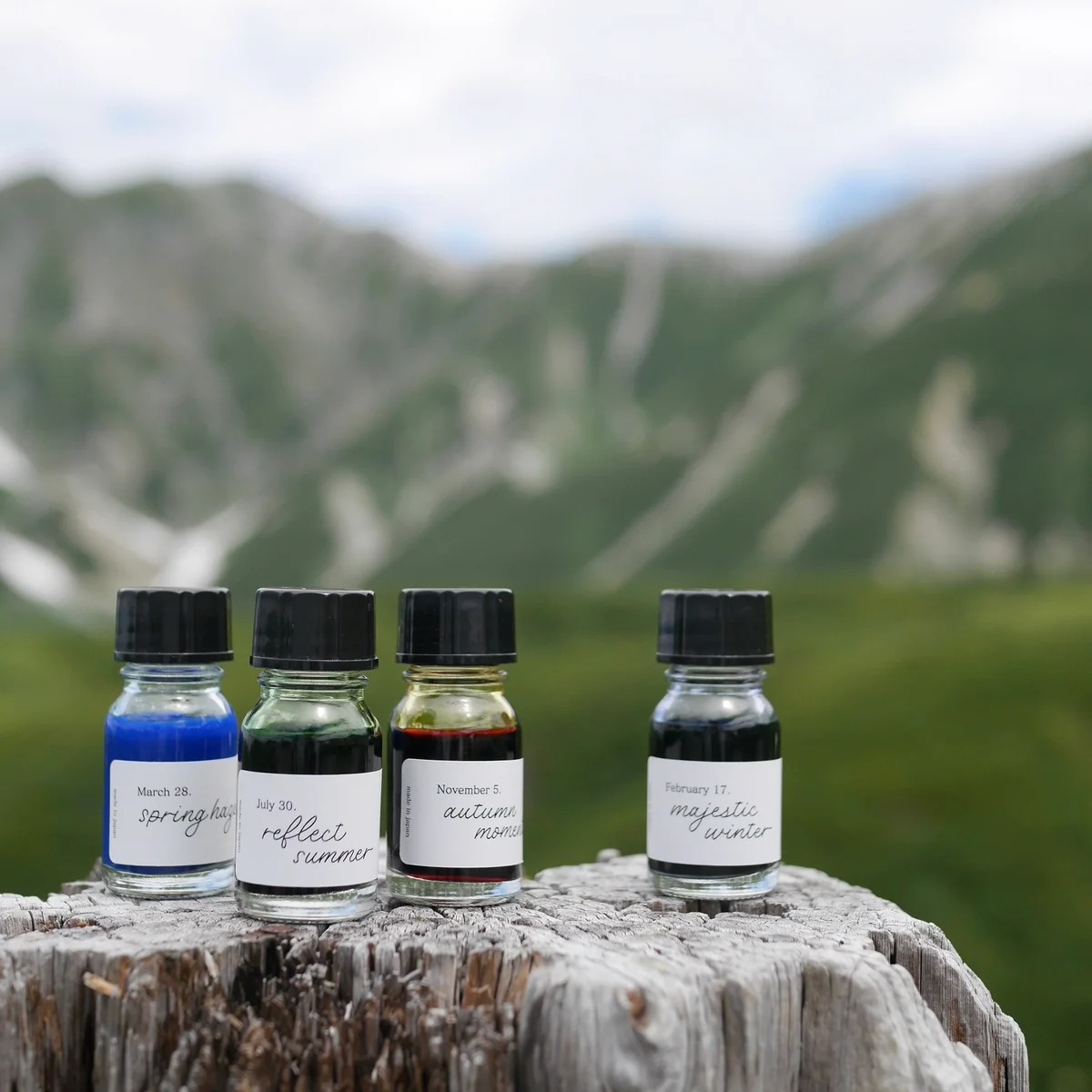 富山四季之美日記墨水