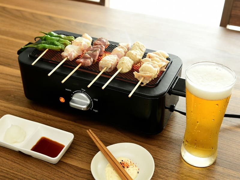 山善_HITORI-JIME GRILL_減煙電烤爐