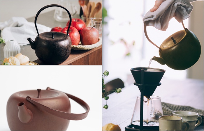 鐵製 紅蘋果茶壺