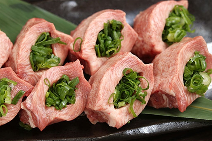 厚切りネギ包みタン