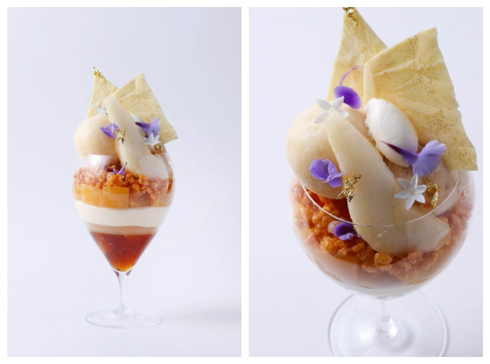 2022年12月_美麗甜點_EMPORIO ARMANI CAFFE_洋梨_伯爵茶_威士忌聖代