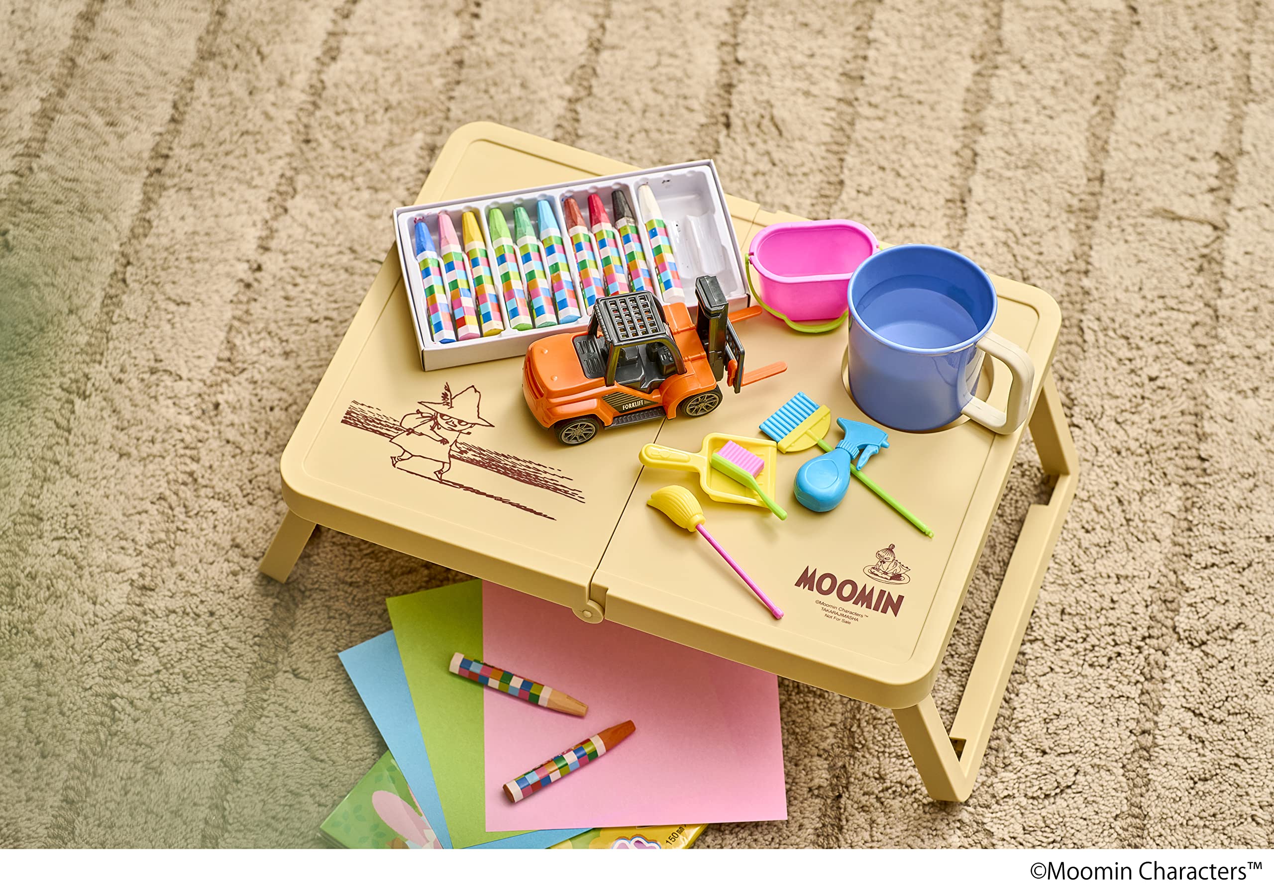 MOOMIN慕敏家族摺疊桌小朋友玩耍用