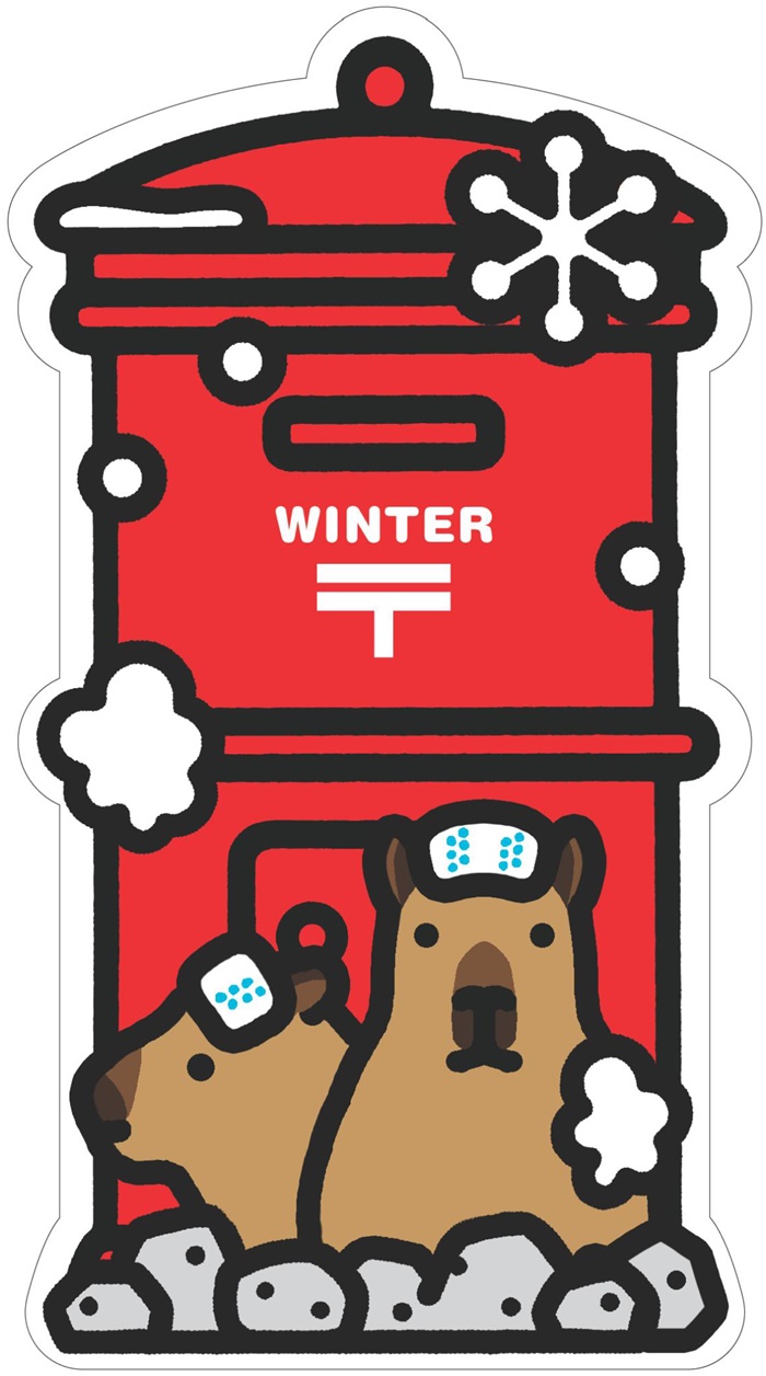 2023冬季郵筒明信片 水豚