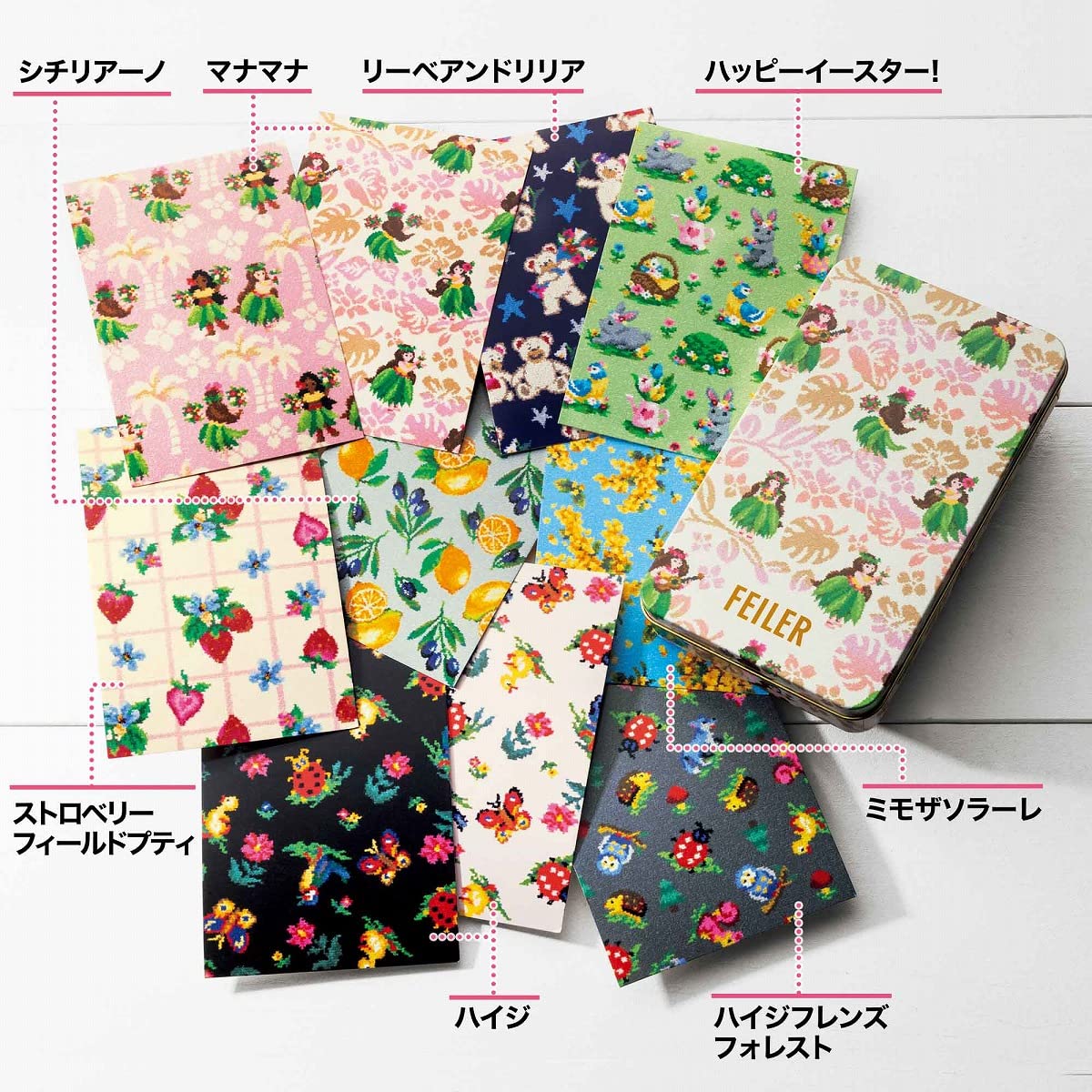 FEILER鐵盒明信片組