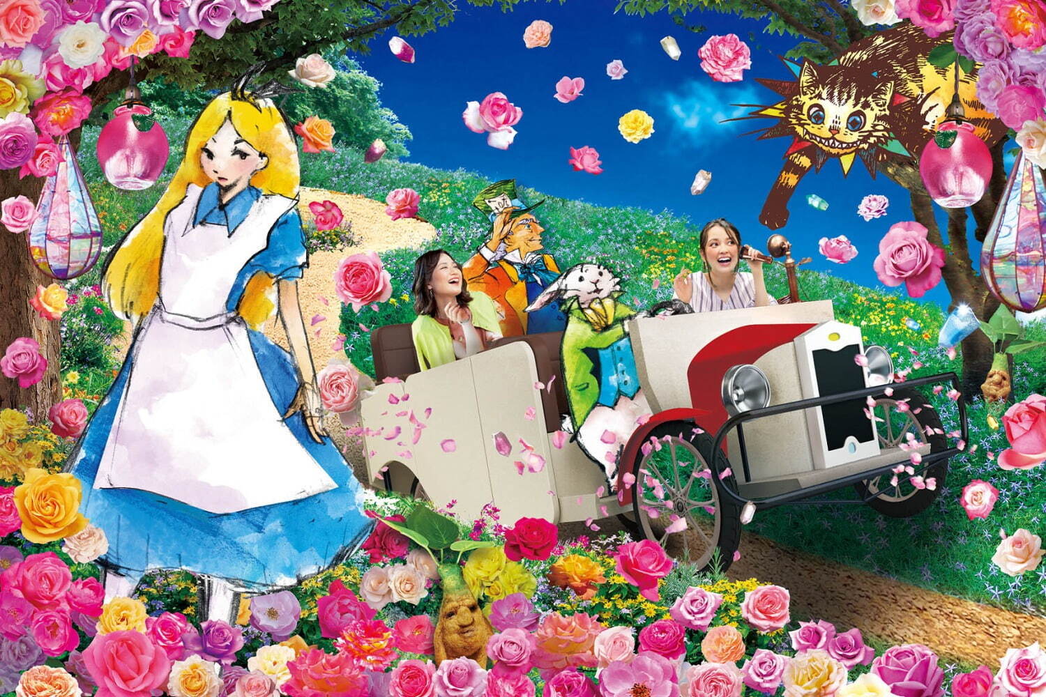 京成玫瑰園_愛麗絲夢遊仙境_京成バラ園