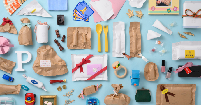 不用膠帶的包裝紙